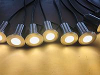 Lampe d'extérieur encastrée étanche IP68 Zhongshan, mini projecteur 3 LED 24V pour bateau, escalier, pont, marqueur latéral au sol - Vente chaude