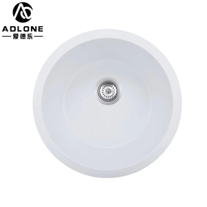 Fregadero de cocina de granito Rectangular de un solo cuenco hecho a mano, instalación Popular bajo encimera, grifo de lavabo de mármol Nano no incluido - Product Image 6