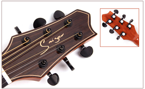 المهنية مخصص الجملة سعر خشب الصنوبر <span class=keywords><strong>41</strong></span> بوصة قمة صلب الصوتية الغيتار - Product Image 6