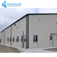 Taller Modular Personalizado de Acero de Alta Resistencia Q355 de Bajo Costo, con Puertas, Ventanas y Sistema de Ventilación Completos