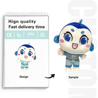 Personnage en peluche personnalisé de haute qualité Poupées professionnelles en peluche à créer soi-même Animaux en peluche