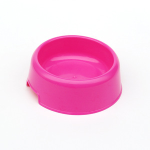ชามอาหารสัตว์เลี้ยงพลาสติกสีลูกกวาดทรงกลมกันลื่นสำหรับสุนัขและแมว - Product Image 2