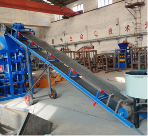 Cinta Transportadora Móvil para Transportar Hormigón en la Fabricación de Bloques, Transporte de Materiales Secos o Semi-Secos - Product Image 2