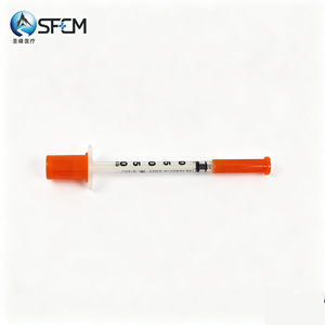 Medical Grade Disposable Insulin Syringe 0.3ml 0.5ml 1ml for Safe <strong>Diabetic</strong> <strong>Injection</strong> Use - Product Image 1