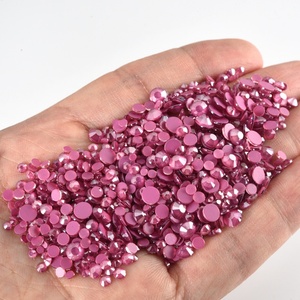OLeeya Vente en gros de strass en verre cristal à 12 facettes, tailles mixtes SS6-SS20, Mocha Satin, à dos plat, non thermocollants, pour la décoration d'ongles - Product Image 5