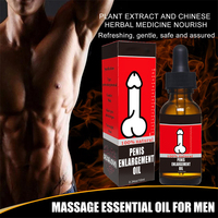 Huile de Massage XXL 10ml pour Hommes, Soin Pénien, Épaississement et Augmentation de la Taille, Croissance Améliorée