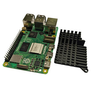 Himbeer <span class=keywords><strong>PI</strong></span> 5 Pi5 Aluminium legierung Kühler Motherboard Cooling Artefakt Zubehör der fünften Generation Schwarzer Kühlkörper - Product Image 2