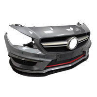 Kit de Parachoques Delantero y Kit de Radiador de Alta Calidad para Mercedes-Benz CLA45 (W117), Compatible con Modelos 2013-2016