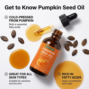 Aceite de Semillas de Calabaza Premium Nutre el Crecimiento del Cabello, Hidrata, Suaviza la Piel, Estimula el Crecimiento del Cabello, Fortalece los Folículos, Probado, Vegano - Product Image 2