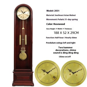 Phòng khách cơ khí phong trào Truyền Thống Trung quốc-phong cách cổ điển Châu Âu theo phong cách sàn đứng đồng hồ lớn bảng - Product Image 5