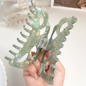 Fermagli per Capelli in PVC Semplici Rettangolari a Doppio Braccio con Molla 12cm per Uso Quotidiano - Product Image 3