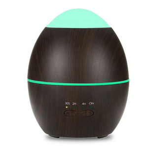 300ml hạt gỗ hình trứng siêu âm hương thơm khuếch tán với đầy màu sắc đèn LED Máy tạo độ ẩm không khí được sử dụng trong khách sạn Thẩm mỹ viện - Product Image 5
