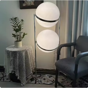 Postmodern <b>LED</b> E27 <b>Floor</b> <b>Lamp</b> with Adjustable Height and Acrylic Shade <b>for</b> <b>Living</b> <b>Room</b> Bedroom - Product Image 5