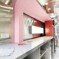 Camión de Comida Móvil para Helados, Remolque Personalizado de Comida Rápida, Camiones de Cerveza y Café, Carrito de Venta Ambulante Totalmente Equipado en Venta