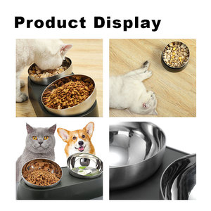 ชามใส่อาหารสัตว์เลี้ยงทำจากโลหะ304ที่ป้อนอาหารสุนัขแบบช้า - Product Image 6