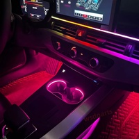 Éclairage d'ambiance pour Audi A4 A4L 2017-2025 – Amélioration de l'éclairage intérieur de voiture en fibre de carbone – Pièces automobiles