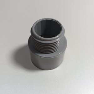 Phụ kiện ống dẫn 1/2 trong. PVC thiết bị đầu cuối Adapter ống dẫn điện Adapter nam Adapter cho hệ thống dây điện được liệt kê - Product Image 2