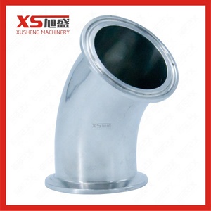 1 "cấp thực phẩm vệ sinh thép không gỉ SS316L SS304 <span class=keywords><strong>clmap</strong></span> 45 độ khuỷu tay phụ kiện đường ống uốn cong - Product Image 5