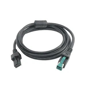 Cabo de alimentação USB 2x4 8 pinos para máquina IBM 12V