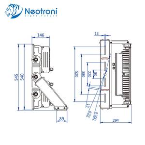 TAIWAN Profesional 700W 800W 900W 1000W 1100W 1200W cabeza móvil Luz de inundación al aire libre - Product Image 1