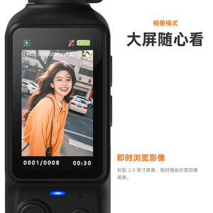 Factory Wholesale 360 Degree Action Camera Dual Lens Sports Cam Rotating POV Video Recorder for Cycling Travel - Product Image 1