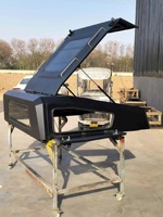 Neues Design Harte Faltbare Pickup-Truck-Ladeflächenabdeckung 3-Wege-Öffnung Mit Gasdruckfedern für Helrax, Ford Ranger, F150, F250 Harte Dreifach-Faltabdeckung