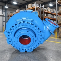 Pompe à boue industrielle haute pression à moteur CC monophasé, en alliage de chrome, pour dragage de gravier, OEM, aspiration résistante à l'usure 100 mm