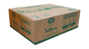 Tapis absorbant d'huile SABER de qualité industrielle, 160 unités, blanc, hydrophobe, pour l'élimination de l'huile uniquement, pour l'entretien quotidien et la gestion des déversements - Product Image 4