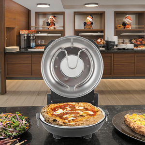 <span class=keywords><strong>Horno</strong></span> Eléctrico para Pizza Italiano de 1200W <span class=keywords><strong>con</strong></span> Parrilla para Barbacoa <span class=keywords><strong>y</strong></span> Bandeja de Piedra Especial para Hornear Pizza - Product Image 3