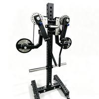 Appareil d'entraînement latéral de type aile pour montage sur rack, accessoire multifonctionnel pour l'entraînement des épaules pour Power Cage