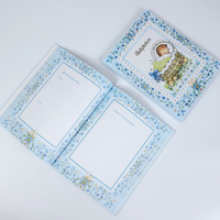 Album souvenir personnalisé pour nouveau-né avec couverture en papier, journal de grossesse, journal de la première année du bébé, carnet de souvenirs