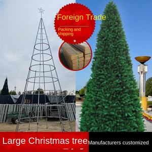 Grande Albero di Natale con Struttura Metallica da 5m/6m/7m/8m/10m/12m - Albero di Natale Commerciale da Esterno per Centri Commerciali, Hotel, Decorazioni per Eventi - Product Image 2