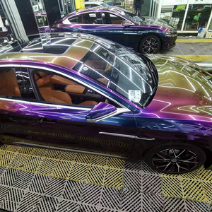 WRAPMASTER 1.52*17m Top Qualité Car Wrap Changement <span class=keywords><strong>de</strong></span> Couleur PET Vinyle PVC <span class=keywords><strong>Fantaisie</strong></span> Galactique Étincelant Caméléon Diamant Protection <span class=keywords><strong>Film</strong></span> - Product Image 3