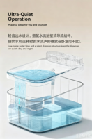 Fontaine à eau Mijia pour animaux de compagnie et petits animaux, pour chat, silencieuse, distributeur d'eau pour chat, fontaine à boire pour chat, fontaine à eau pour chat