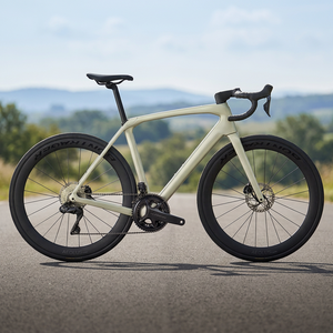Vélo de route en fibre de carbone 700c, fourche à frein à disque, 12 vitesses, selle légère haute performance, pour la route - Product Image 1