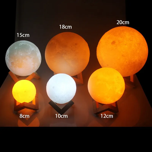 Lámpara Lunar, Lámpara Galaxia, 16 Colores LED, Luz Lunar 3D, Lámpara <span class=keywords><strong>de</strong></span> <span class=keywords><strong>Lava</strong></span>, Control Remoto y Táctil, Luz Nocturna Ambiental, Regalos para Niñas, Niños y Adolescentes - Product Image 6