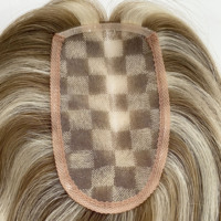 Base en dentelle suisse et soie pour un aspect réaliste du cuir chevelu et une respirabilité optimale, extensions de cheveux 100% humains pour les clients de salon