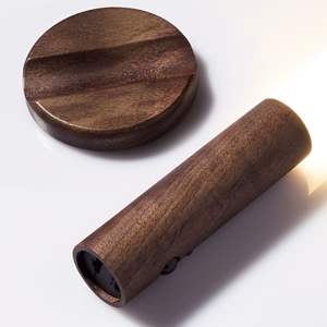 Applique Murale Rechargeable en Bois avec Détecteur de Mouvement (Lot de 2) – Accents Muraux Décoratifs Minimalistes - Product Image 6