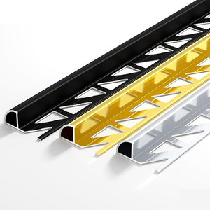 Moldura Decorativa de Metal para Exteriores, Diseño Moderno de Fábrica, Borde de Esquina de Latón para Azulejos, Tira de Acabado para Accesorios de Azulejos - Product Image 1