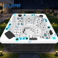 Bain à remous extérieur en acrylique de 2,2 m pour jardin de villa, hydro-massage, spa, bain à remous JOYEE pour 5 personnes