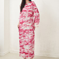 Nouvelle Collection Automne : Robe Plissée Miyake Haut de Gamme pour Femme, Tissée, Écologique, Lavable, Style Streetwear Décontracté avec Pompons