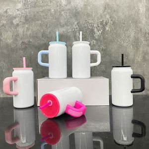 Vaso de Acero Inoxidable de 16 oz con Asa, Envolturas UV DTF para Vinilo - Product Image 1