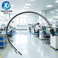 Kabel Harness Konektor Plastik Hitam 2-Pin Kustom Pabrik, Ujung Tanpa Isolasi, untuk Catu Daya & Peralatan Rumah Tangga