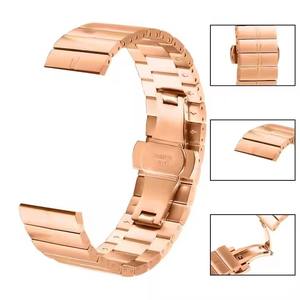 <span class=keywords><strong>Bracelet</strong></span> de montre en acier inoxydable à <span class=keywords><strong>prix</strong></span> de gros, boucle papillon pour <span class=keywords><strong>Fitbit</strong></span> Versa, accessoire de montre intelligente, <span class=keywords><strong>bracelet</strong></span> de remplacement - Product Image 5