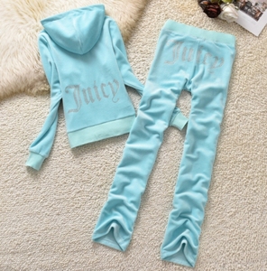 Conjunto Deportivo Personalizado Informal Bordado con Cuello Alto, Transpirable, de Terciopelo, con Cierre para Invierno, para Mujer - Product Image 6