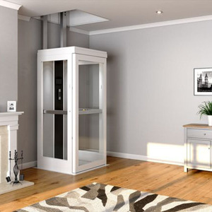 Ascensore per Villa Moderno a <span class=keywords><strong>2</strong></span> Piani con Piattaforma di Sollevamento a Trazione Senza Vano, Capacità 500kg, Facile Installazione - Product Image 2