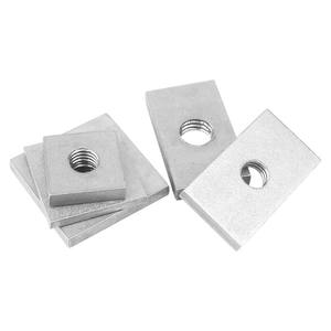 <span class=keywords><strong>Bloc</strong></span> coulissant à écrous carrés minces en acier au carbone galvanisé <span class=keywords><strong>M2</strong></span> M3 M4 M5 M6 M8 pour profilés en aluminium Accessoires Din562 Plaques filetées - Product Image 4
