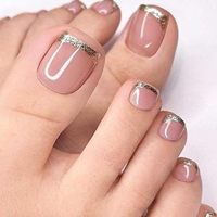 Ongles d'orteils à presser en acrylique faits main de haute qualité, couvrance totale, réutilisables, effet œil de chat, design carré, logo personnalisé, lot de 14 pièces