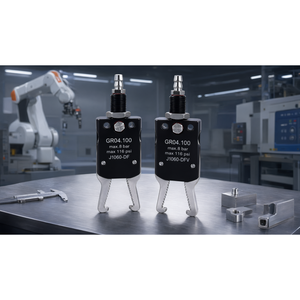ตัวหนีบจับแบบลม รุ่น Mini-DFV ทำจากอลูมิเนียมอัลลอยด์ มาตรฐาน ISO9001 สำหรับหุ่นยนต์ฉีดพลาสติกอัตโนมัติ - Product Image 2
