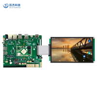 Carte de développement HelperBoardT527 Android/Linux, carte contrôleur LCD - H.265 4K Mipi/Lvds/Rgb/Edp Hd-Mi2.0 pour affichage numérique